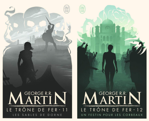 evamarlo: The Beautiful French Paperback Covers for the A Song of Ice and Fire Novels Le T