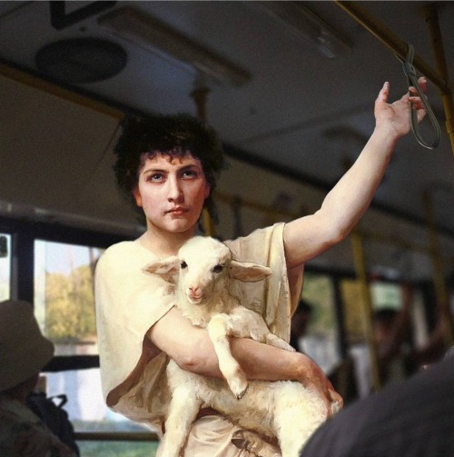 crossconnectmag:Classical Art Integrated In Contemporary Urban Scenes by Alexey KondakovAlexey Konda