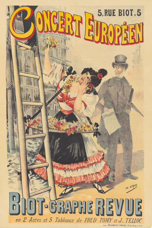 Concert Européen (c.1895). H. GRAY (Henri Boulanger, French, 1858-1924). Printer: Imp. C
