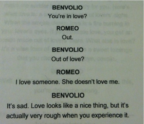 BENVOLIO WILL FOREVER BE MY FAVORITE