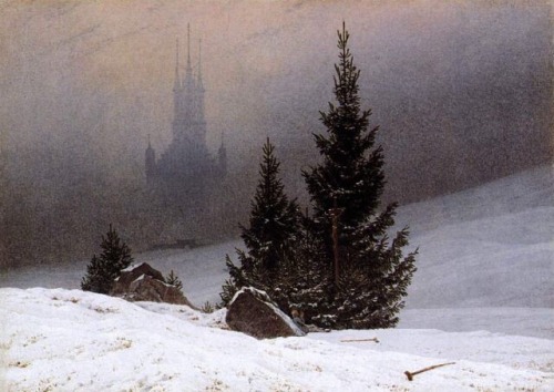 Winter Landscape, Caspar David Friedrich