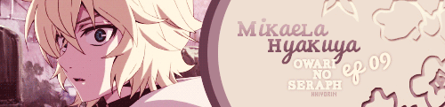 s-eyoung: Hyakuya Mikaela episode 9 ♡ 