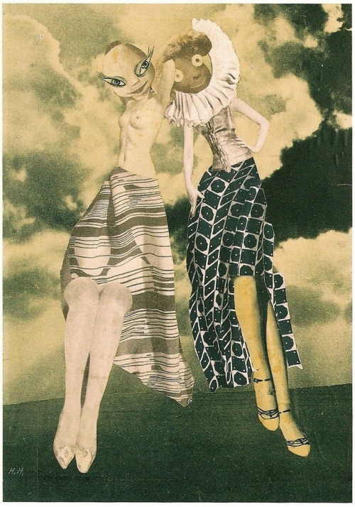 Unknown title, Hannah Höch, photomontage, work in collections of Berlinische Galerie and N