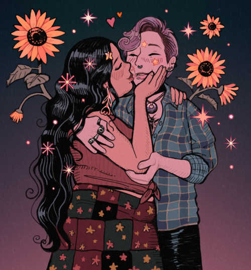 Just Some Starry Femme & Butch Lesbians