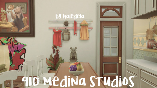 haledela 910 Medina Studios$500 deposit $400 rent $41,555 furnishings | 1 Bed 1 Bathtraits: needs tl