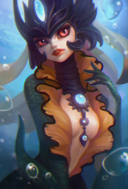 weagueofwegends:  Nami by Lagunaya