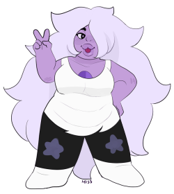 misspolycysticovaries:really quick amethyst i did just to have something to post!!