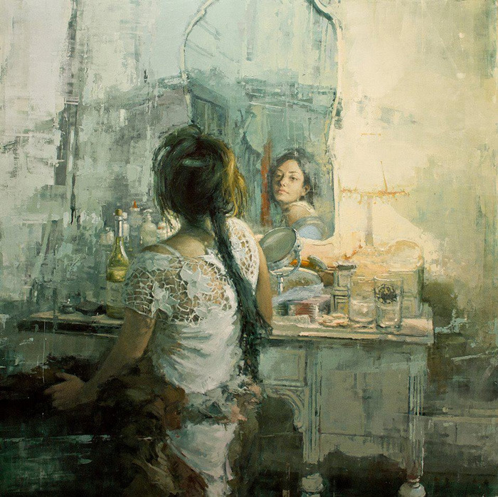 crossconnectmag:  Paintings by Jeremy MannSan Francisco-based artist Jeremy Mann (born
