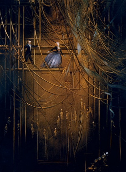 the-october-country:Anne Bachelier’s illustrations for The Phantom of the Opera, by Gaston Ler