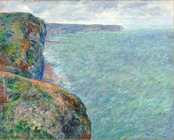 claudemonet-art:  The Sea Seen from the Cliffs