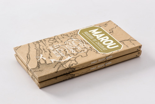 Rice Creative New packaging for precious cacao chocolates with adventurous graphic language - a vint