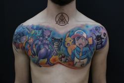 best-gaming-tattoos:    Amazing Pokemon chest