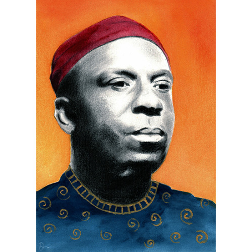 Sun Ra. Charcoal, Graphite and Acrylic on Paper. 2020