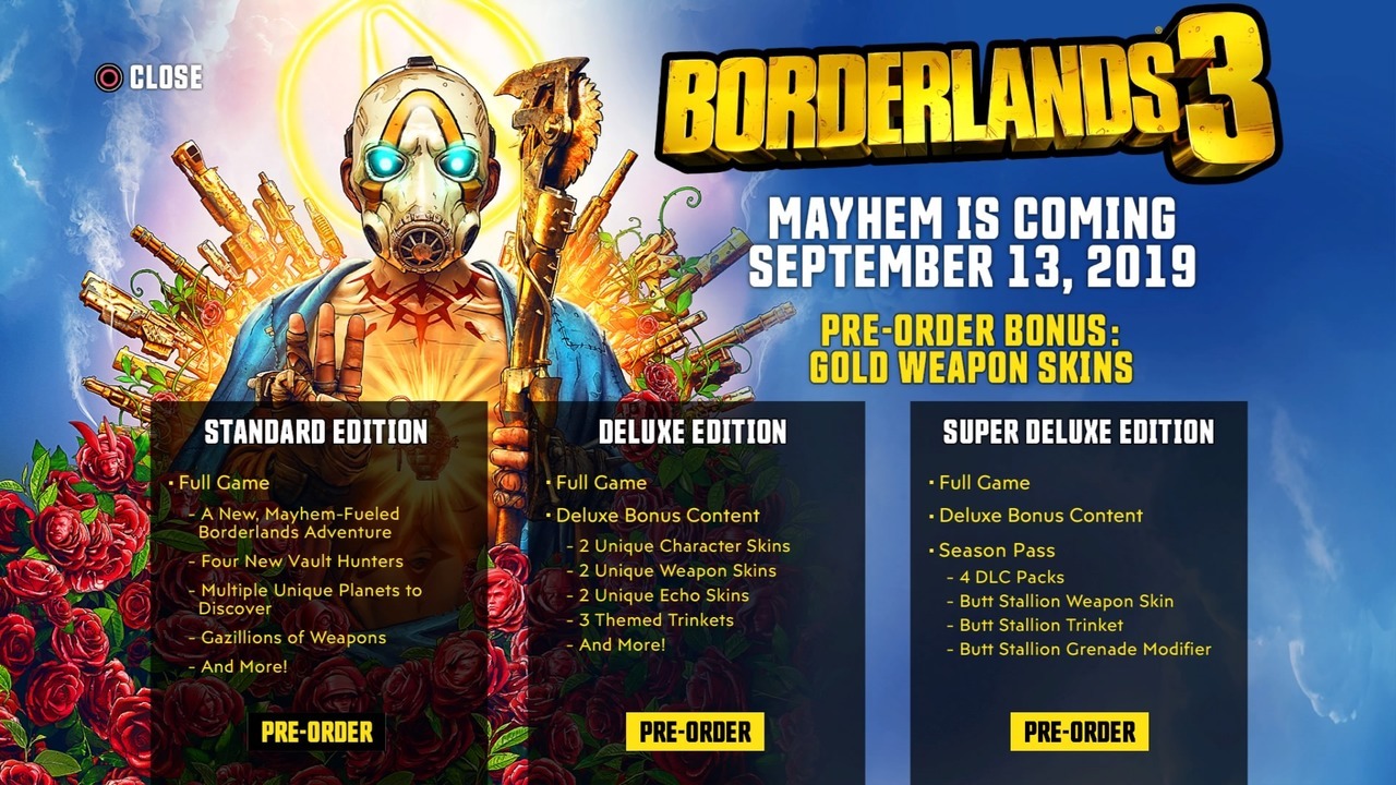 Tales Of A Vault Hunter Borderlands 3 Pre Order Standard Edition 59 99 Tales Of A Vault Hunter Borderlands 3 Pre Order Standard Edition 59 99