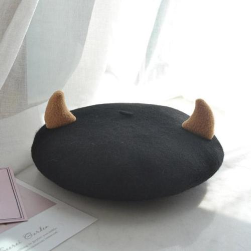 Kawaii Little Devil Horns Beret Hat starts at $19.90 ✨✨✨ Tag your friend if you think he/she fits it