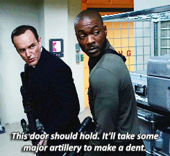 ohmycheese:  Bad Luck Coulson  &ldquo;I should’ve knocked on wood just then.&rdquo;