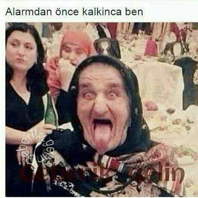 Alarmdan önce kalkınca ben...