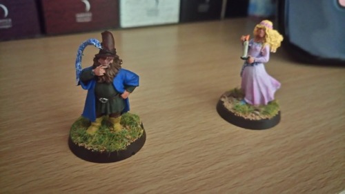 The Lord of the Rings figures I painted ages ago!!I have more but these are my faves.Tom Bombadil&he