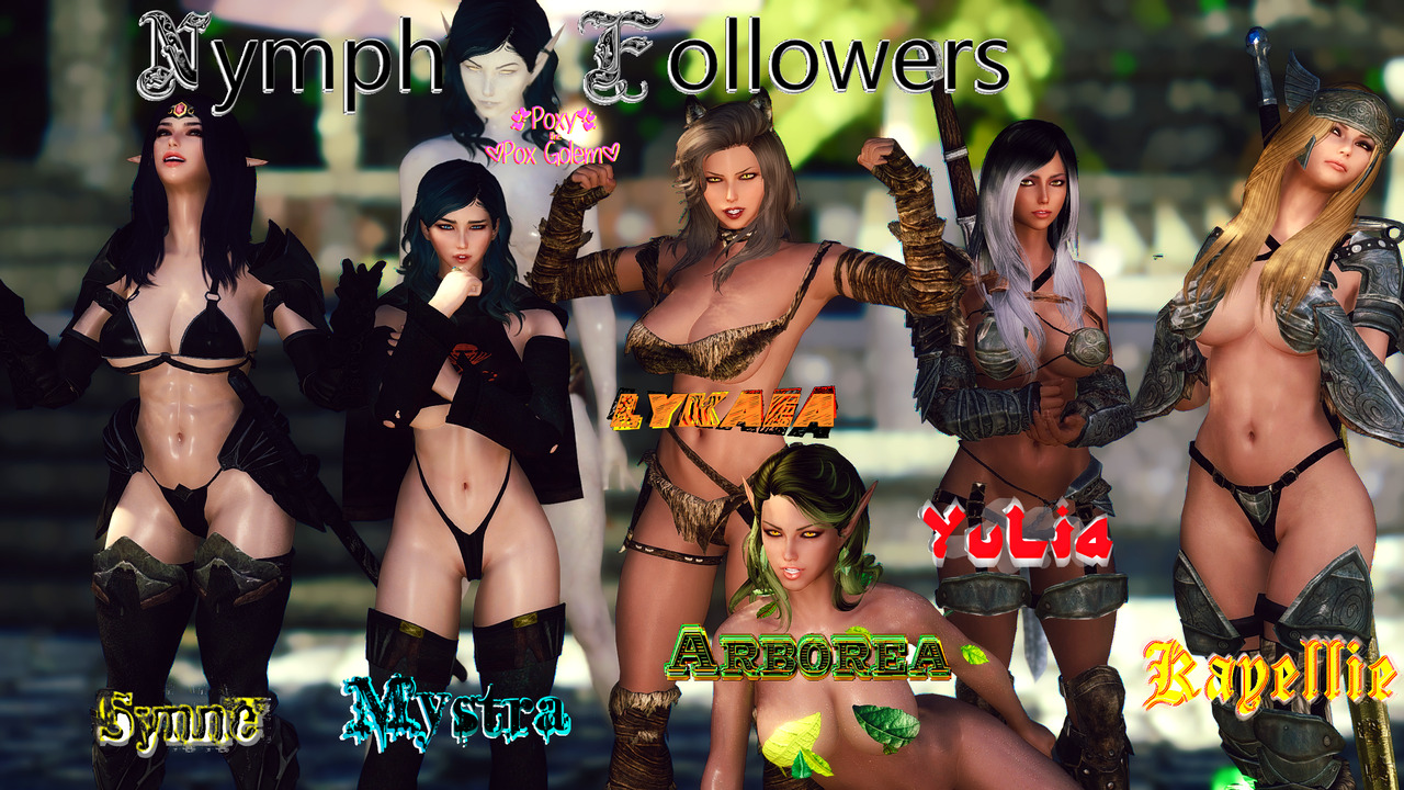 The Nymph Girls Of Skyrim