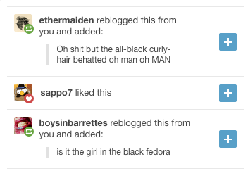 ethermaiden is disqualified for having insider knowledge (i was 17 when i met you), boys in barrette