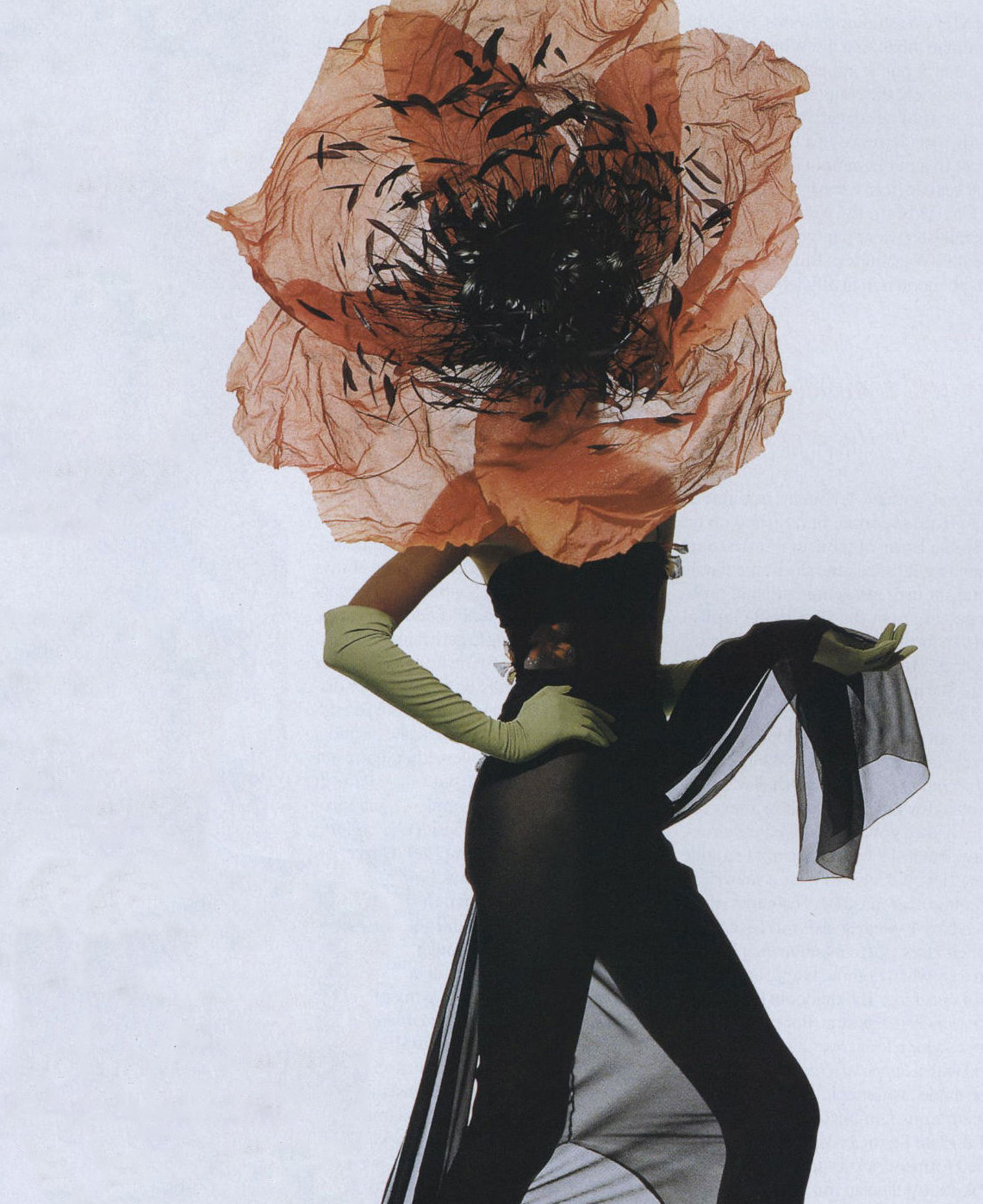 pradafied:“The Stuff of Fantasy”, Philip Treacy hat photographed by Irving Penn