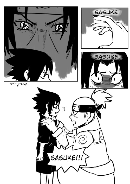 inky-cap:the day after this was a request for @sasukesbestie who wanted to see some Iruka and Sasuke