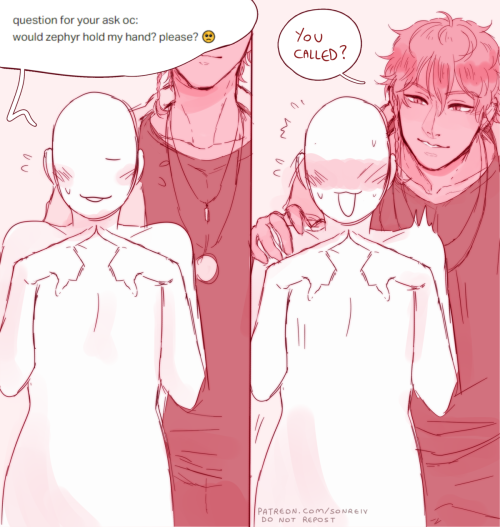 holding hands nice :) OC comic featuring Zephyr done for an ask on p4tr3on! 