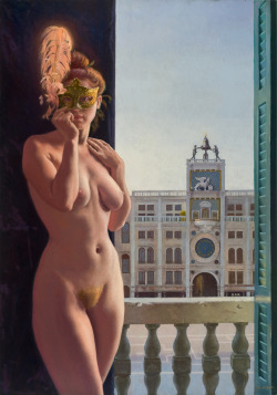 classy-nude-paintings:  Venice  John deMartin 2011 
