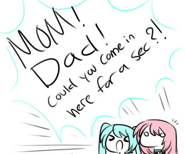 luka meets miku’s “parents”……(long post)               