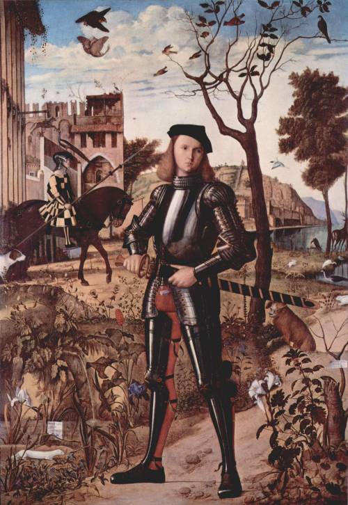 Young Knight in a Landscape, Vittore Carpaccio, 1510