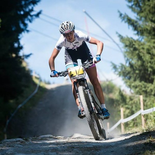 laicepssieinna: From cycling_results - 2014 UCI MTB WC R07 Meribel, France Elite Women XCO // Joland
