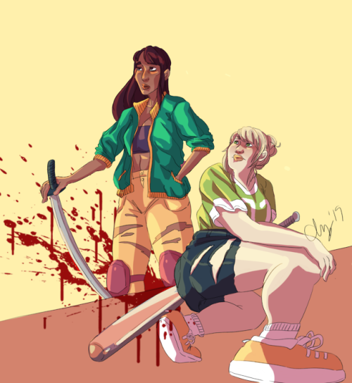 vestais: HOTLINE MIAMI 3: THESE WOMEN ARE LESBIANS AND THERES NOTHING YOU CAN DO ABOUT IT for @atiss