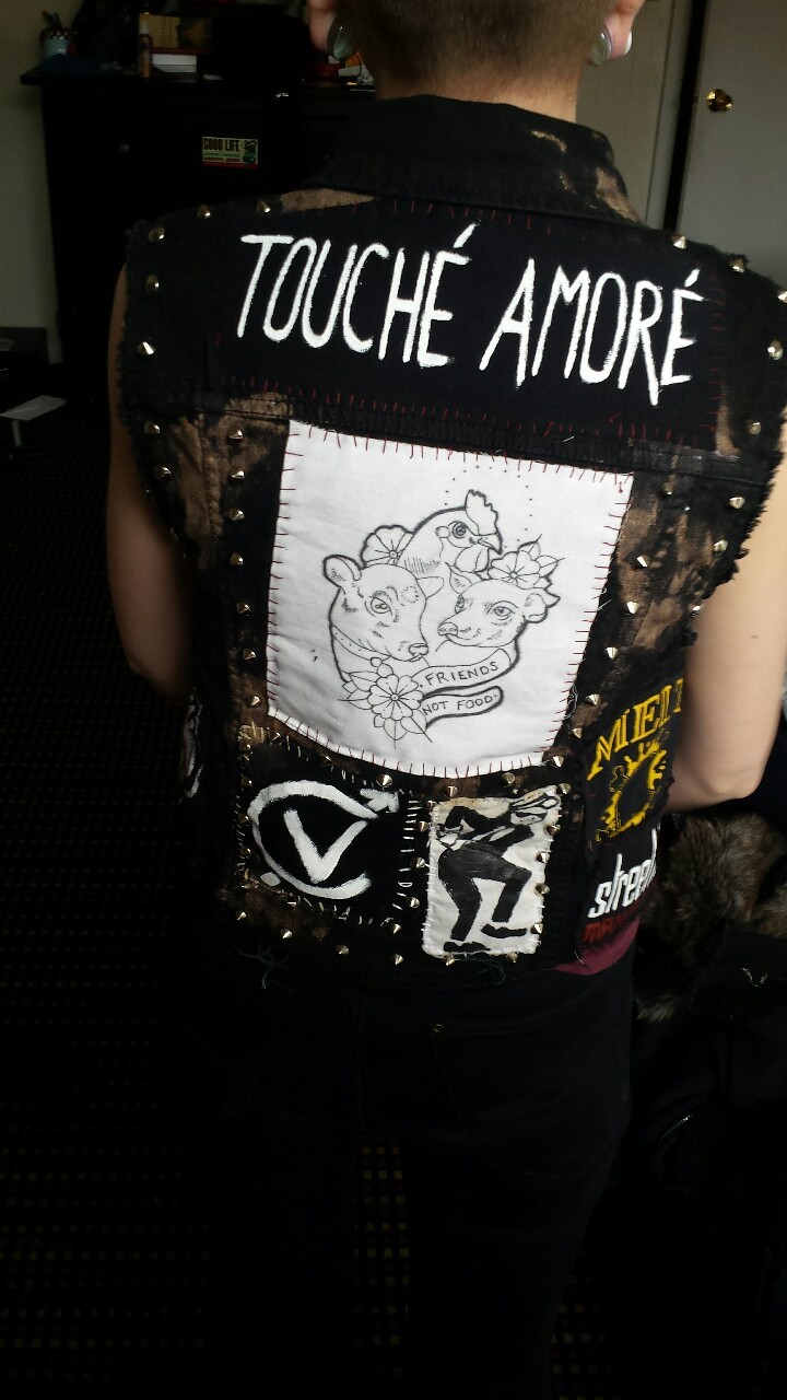 keepyouxvx:  keepyouxvx:  I made progress on my vest, here’s some selfies.  anybody