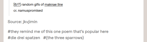 Stories Of Three Little Birdsfor @jkvjimin
