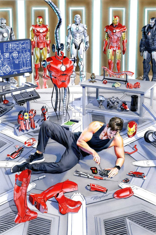 the-mad-starker: spaceshiprocket: Tony Stark by Mike Mayhew Oh myyyyy