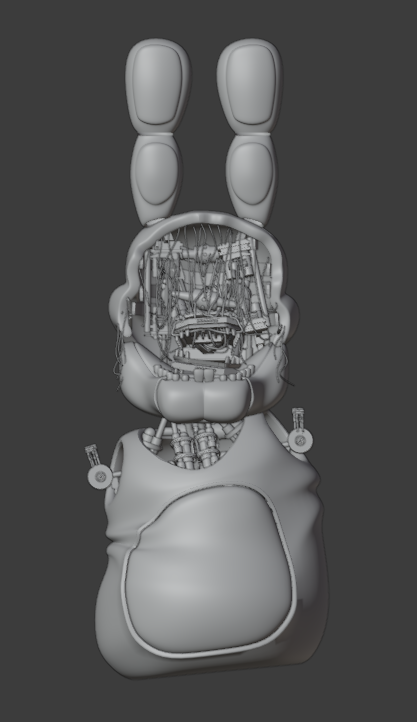 WeeeZ on X: #FNAF #Blender3d Behold my second finished model my