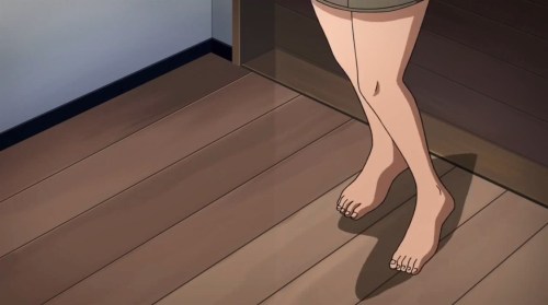 Got some good pics of Yuno Gasai’s cute feet.