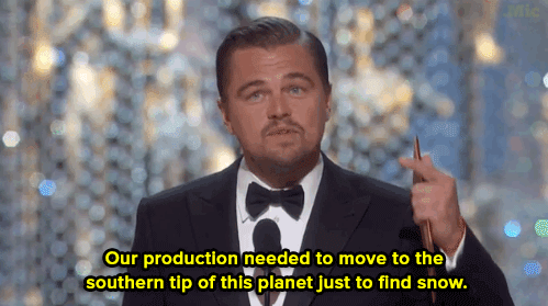 sci-universe:  s-c-i-guy:  micdotcom:  Watch: Leonardo DiCaprio calls to end climate change in Oscar acceptance speech.   He worked like 20 something years to win an award and when he finally did he used his 30 second speech to talk about the environment.