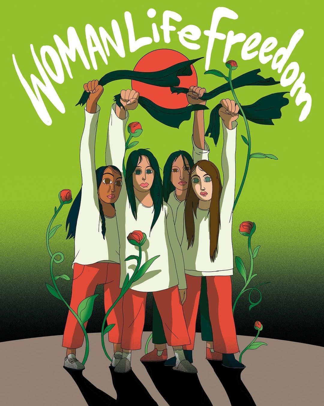 In infinite admiration of all the unbelievably brave schoolgirls in Iran who are going to the streets, protesting for their rights and freedom ❤️‍🔥❤️‍🔥❤️‍🔥 #womanlifefreedom
.
This and every other poster is free to download and print, to bring to a...