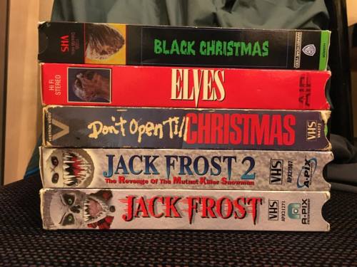 #BlackChristmas #Elves #DontOpenTillChristmas #JackFrost #VHS #horror #vhscu