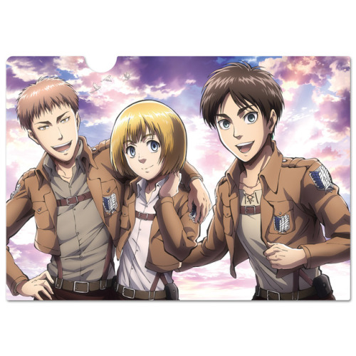 snkmerchandise: News: SnK Season 2 Visuals Clear Files Original Release Date: Mid-May 2017Retail Price: 432 Yen each Clear files featuring the first two SnK season 2 visuals (Originally from Animage January 2017 & Newtype January 2017) of Eren/Rogue