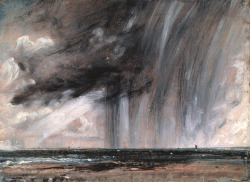 John Constable.Â Seascape Study with Rain