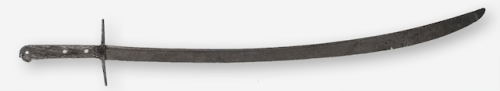 armthearmour:A rare extant Messer with a narrow blade,OaL: 45.7 in/116 cmHungary, 15th century, hous