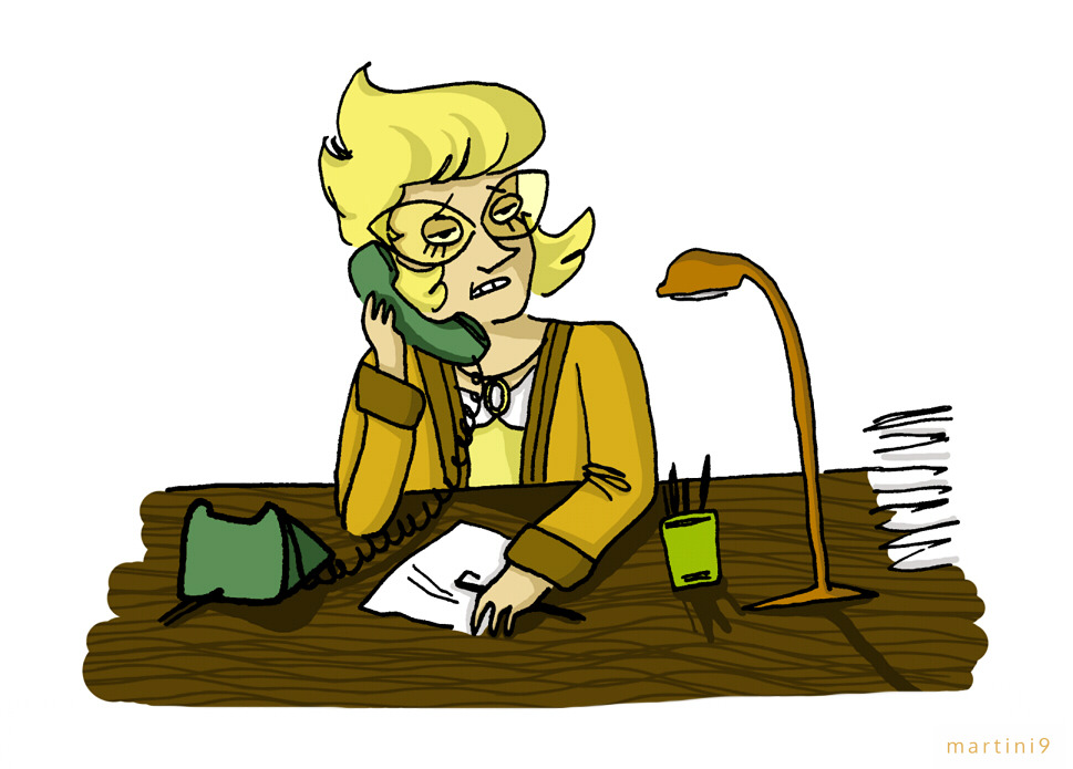 martini9:  now colored 80’s business woman and her secretary 