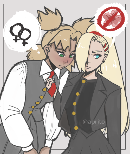 inotema business au….ceo temari being manhandled by her gorjus gf ino