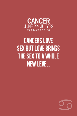 zodiacspot:  Fun zodiac facts here!  This is the most true thing I&rsquo;ve ever read. I enjoy being a cancer.