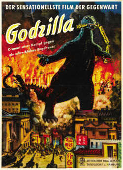 swampthingy:  German Godzilla poster