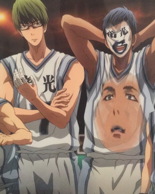 chibitetsu:So I tried to faceswap Midorima and Aomine –