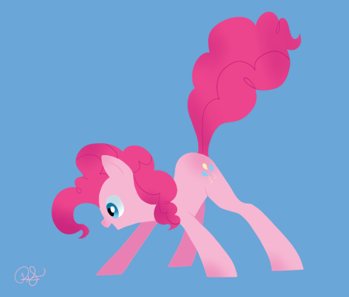 nemovonsilver:  Made another one, this time it’s Pinkie Pie~**PLEASE DO NOT STEAL THIS, THANK YOU**  Panka~! ^w^