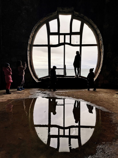 Abandoned castle. Gagra, Abkhazia